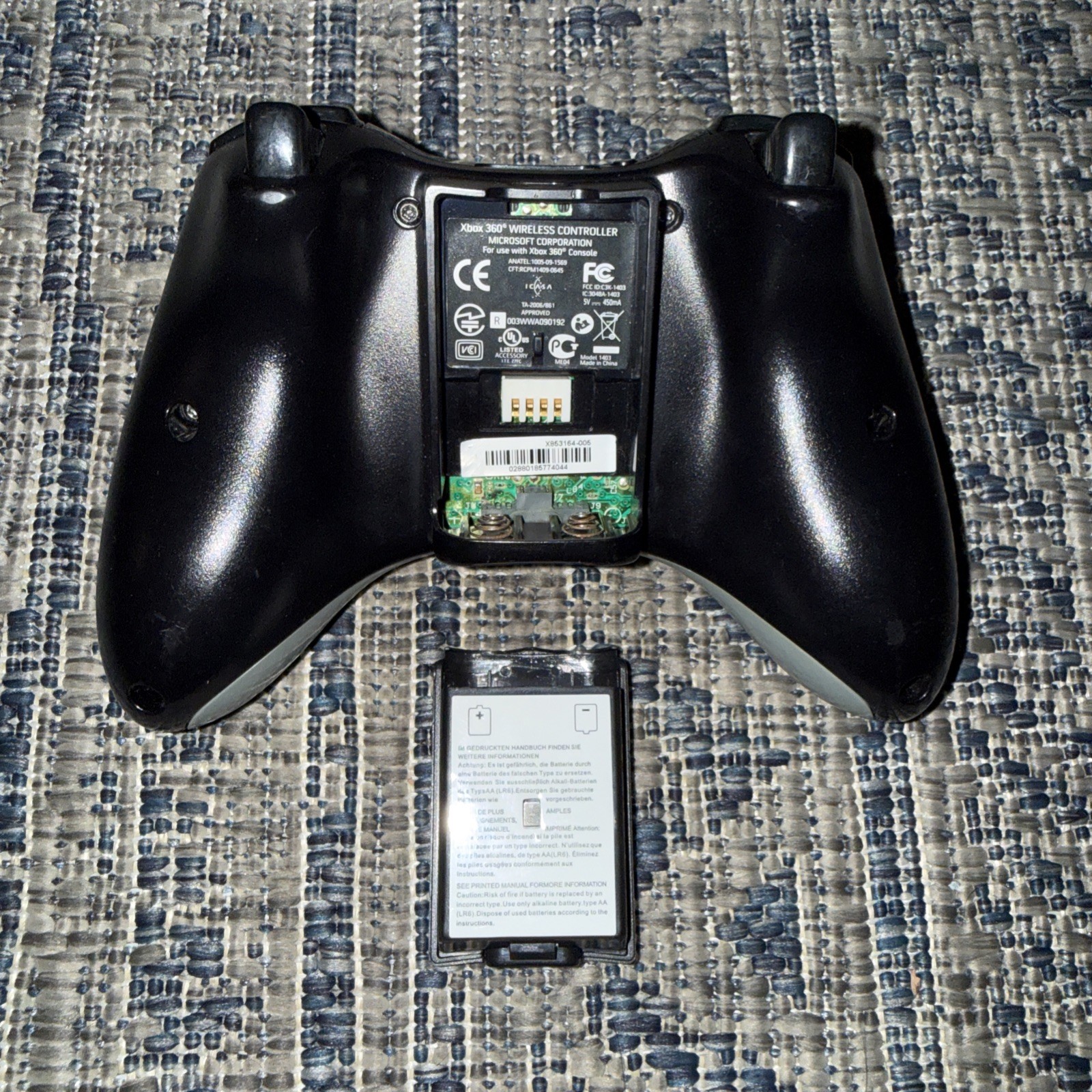 Microsoft Xbox 360 S 500GB + 1 Controller & Cables Tested Working