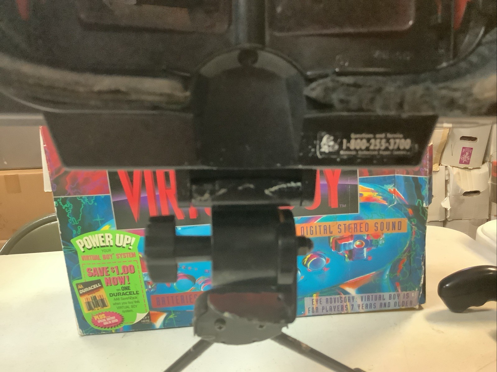 Nintendo VUE-S-RA01 Virtual Boy Console – Red/Black CIB Manual Reg Card No Game