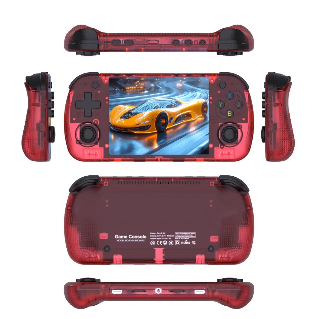 Wireless Two Player Game Console R36H Pro Max Support Two Player Battle 4.2 Inch