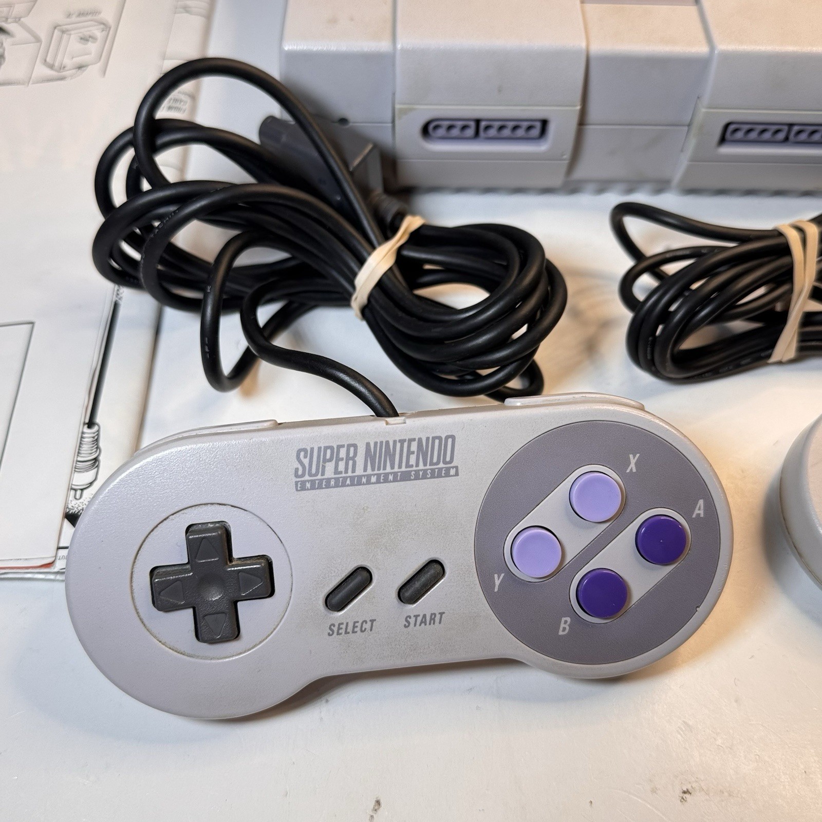 Super Nintendo SNES Console Lot & 14 Games | Tested Works
