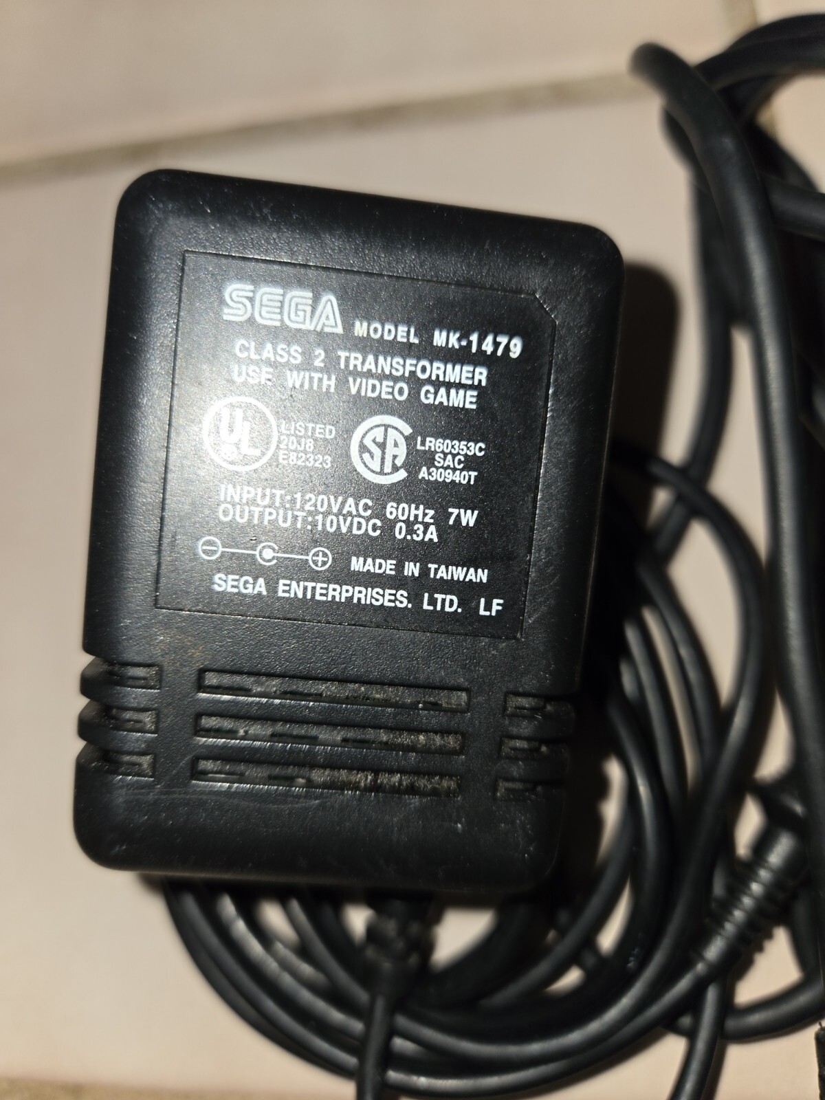 SEGA Genesis 3 Core System Tested Works with Power and rca cords 2 controllers