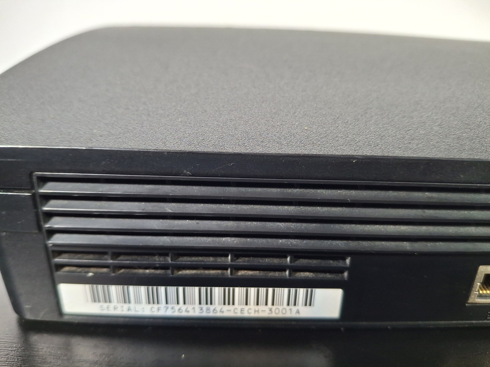 Sony Playstation 3 PS3 Slim CECH-3001A 160GB W All Cords+ Blue Controller Tested