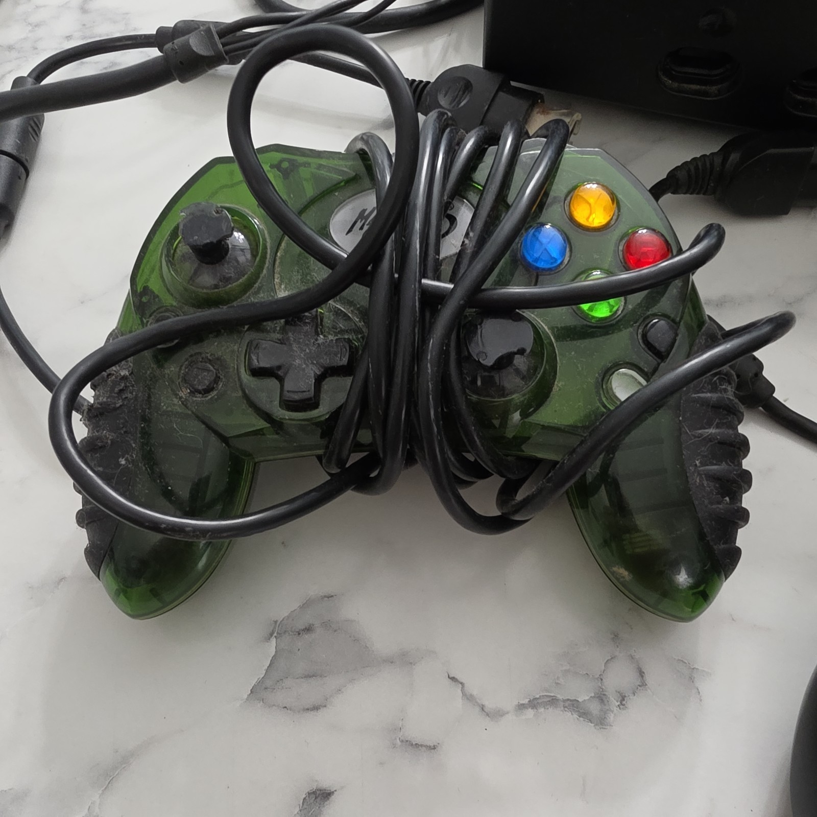 Original Xbox Console (cords + controller)