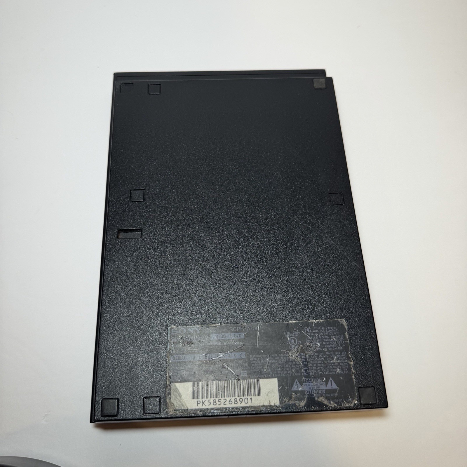 Sony PlayStation 2 Slim PS2 Console SCPH-75001 Black W/ Cords & Controller
