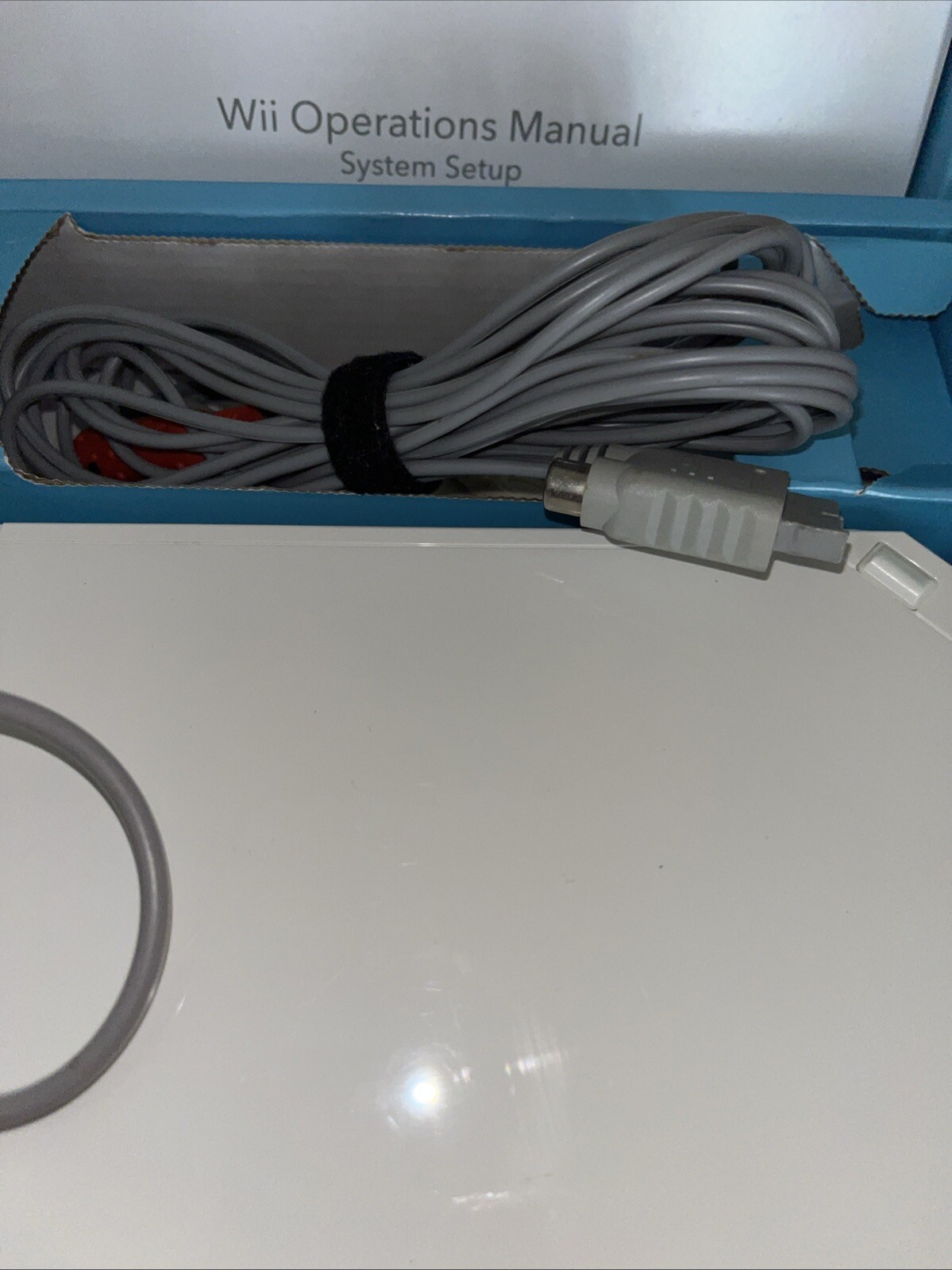 ❤️NINTENDO Wii HOME CONSOLE COMPLETE WITH NO GAMES. TESTED. RVL-001 WHITE W/ BOX