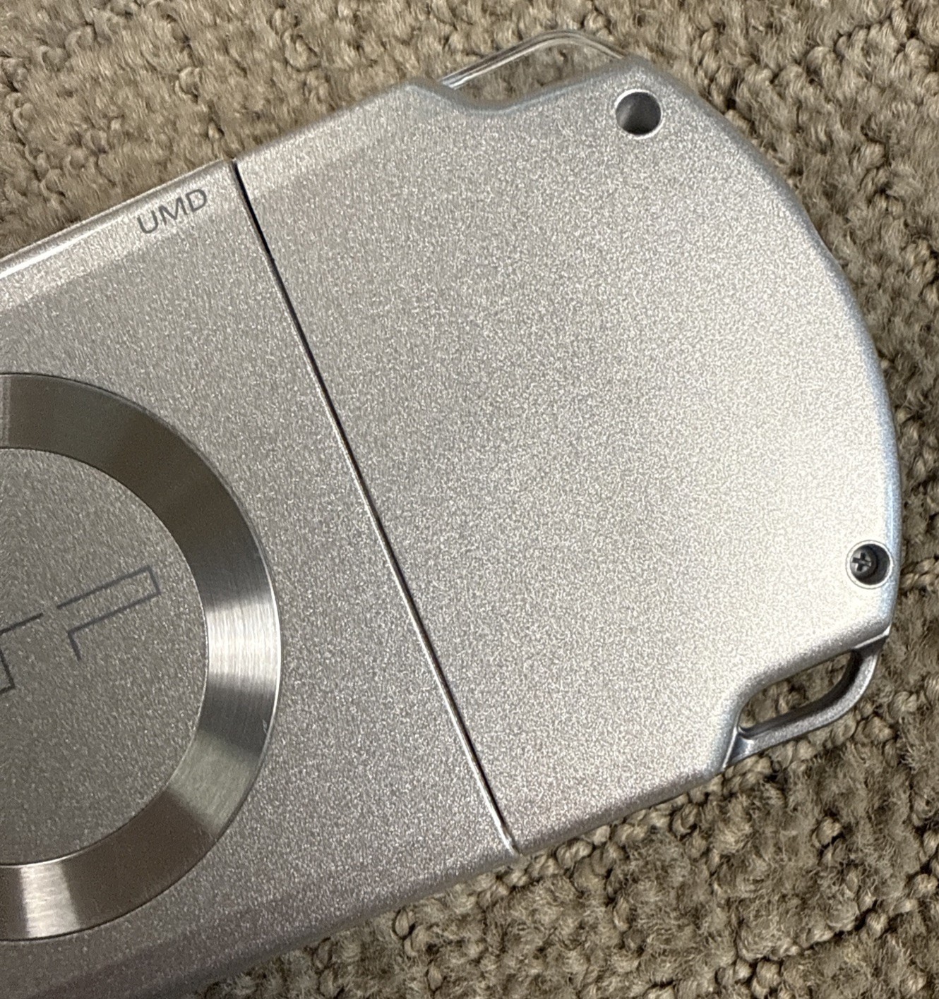Sony PSP 2001 Handheld Console Silver w Battery Charger SD Game Tested Near Mint