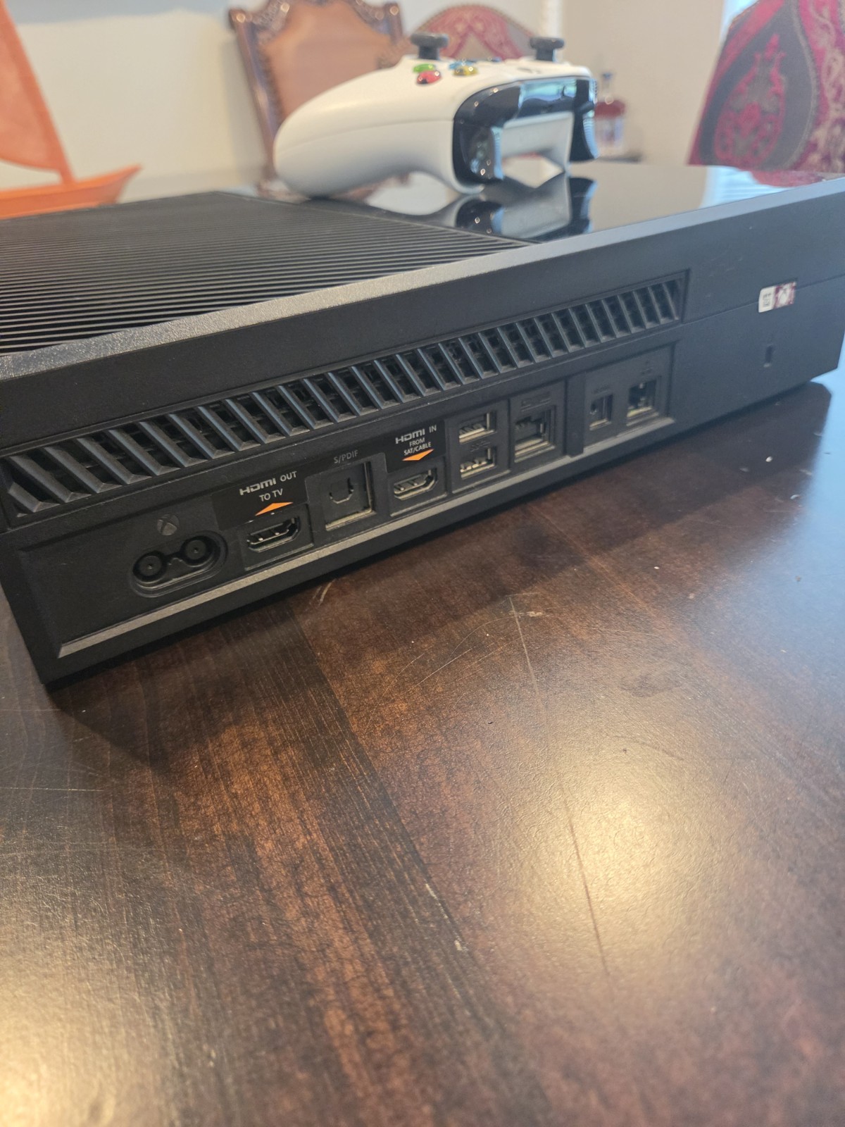 Microsoft Xbox One Model 1540 Black – TESTED With Controller No Power Brick/cord