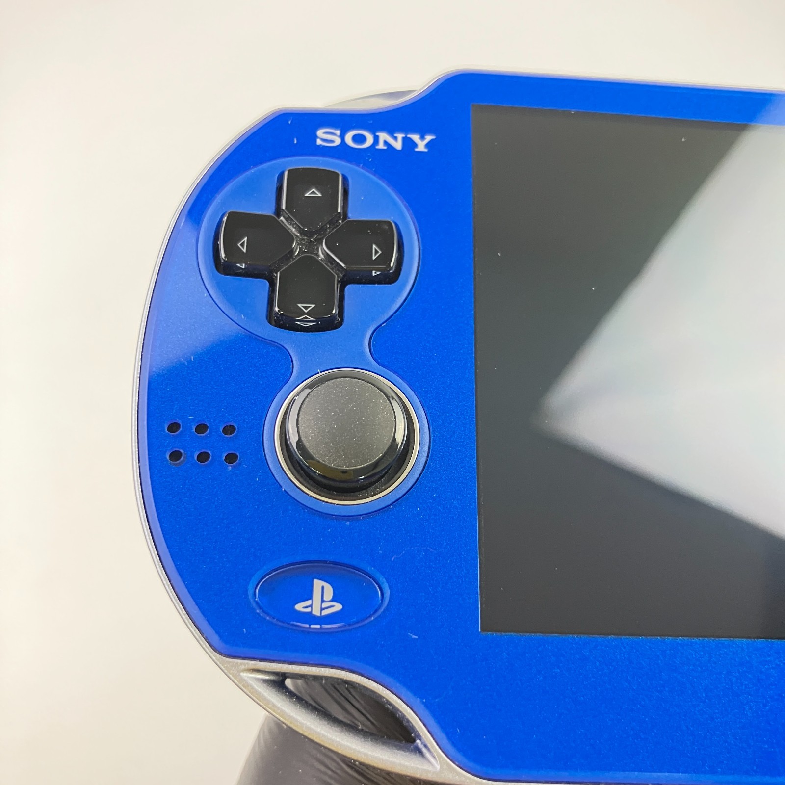 Refurbished PS Vita PCH-1000 Sony PlayStation Sapphire Blue Console Works Fine