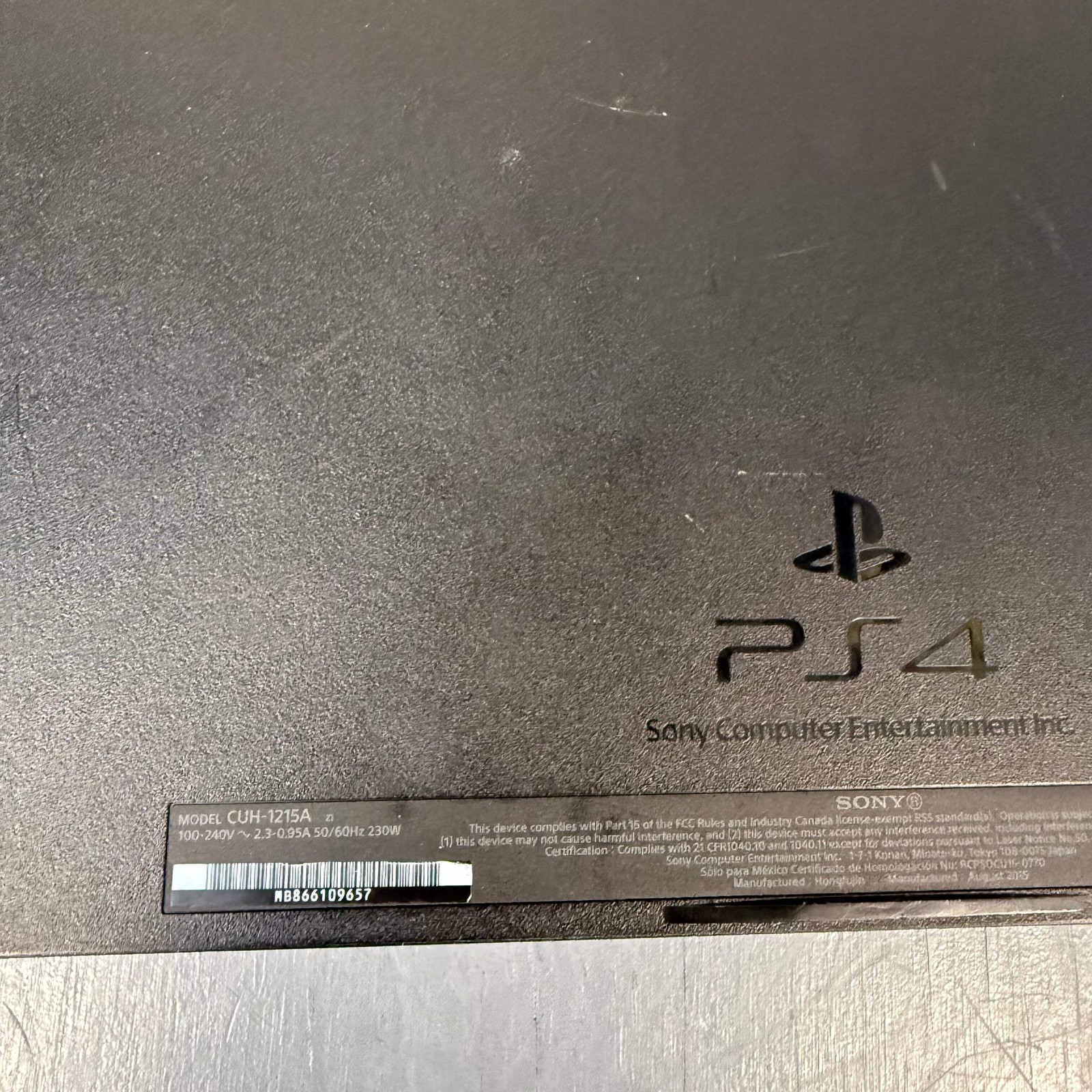 Sony PlayStation 4 PS4 500GB Black Console Gaming System Only CUH-1215A