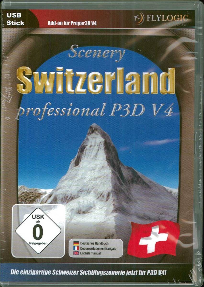 Switzerland Professional P3D V4 V5 Scenic Add-on Software FlyLogic