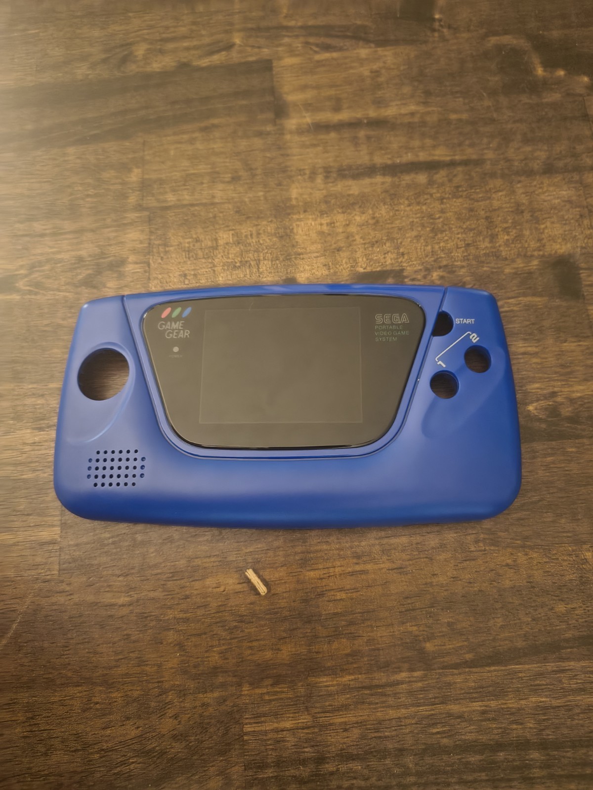 Sega Game Gear Replacement Blue Shell With New LCD Screen. Hispeedido Kit