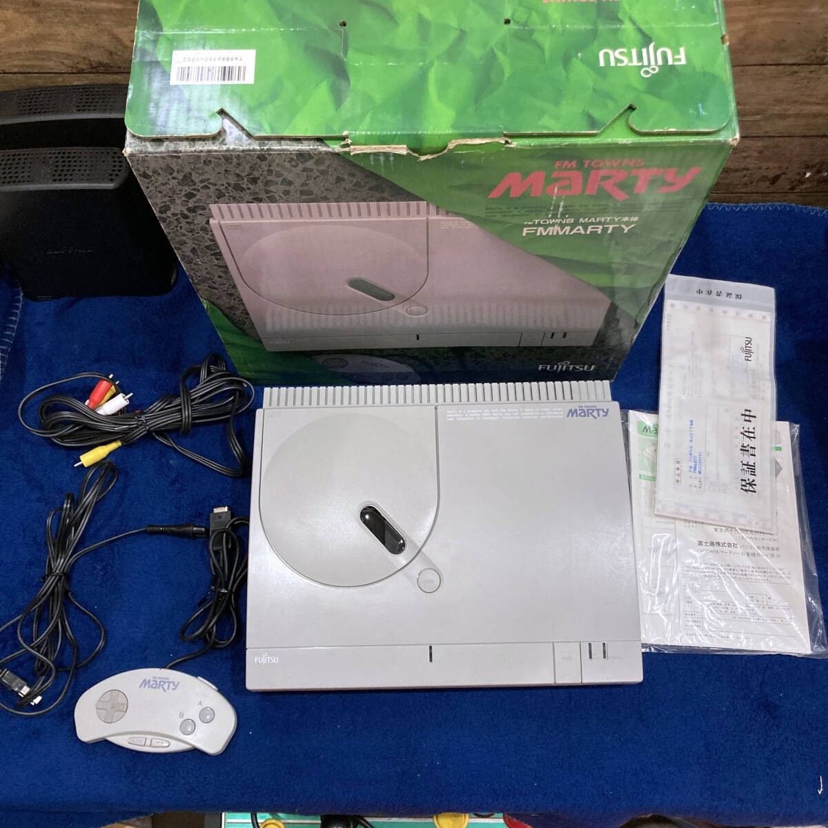 Junk Fujitsu FM Towns Marty Console Main body only From Japan AC100V