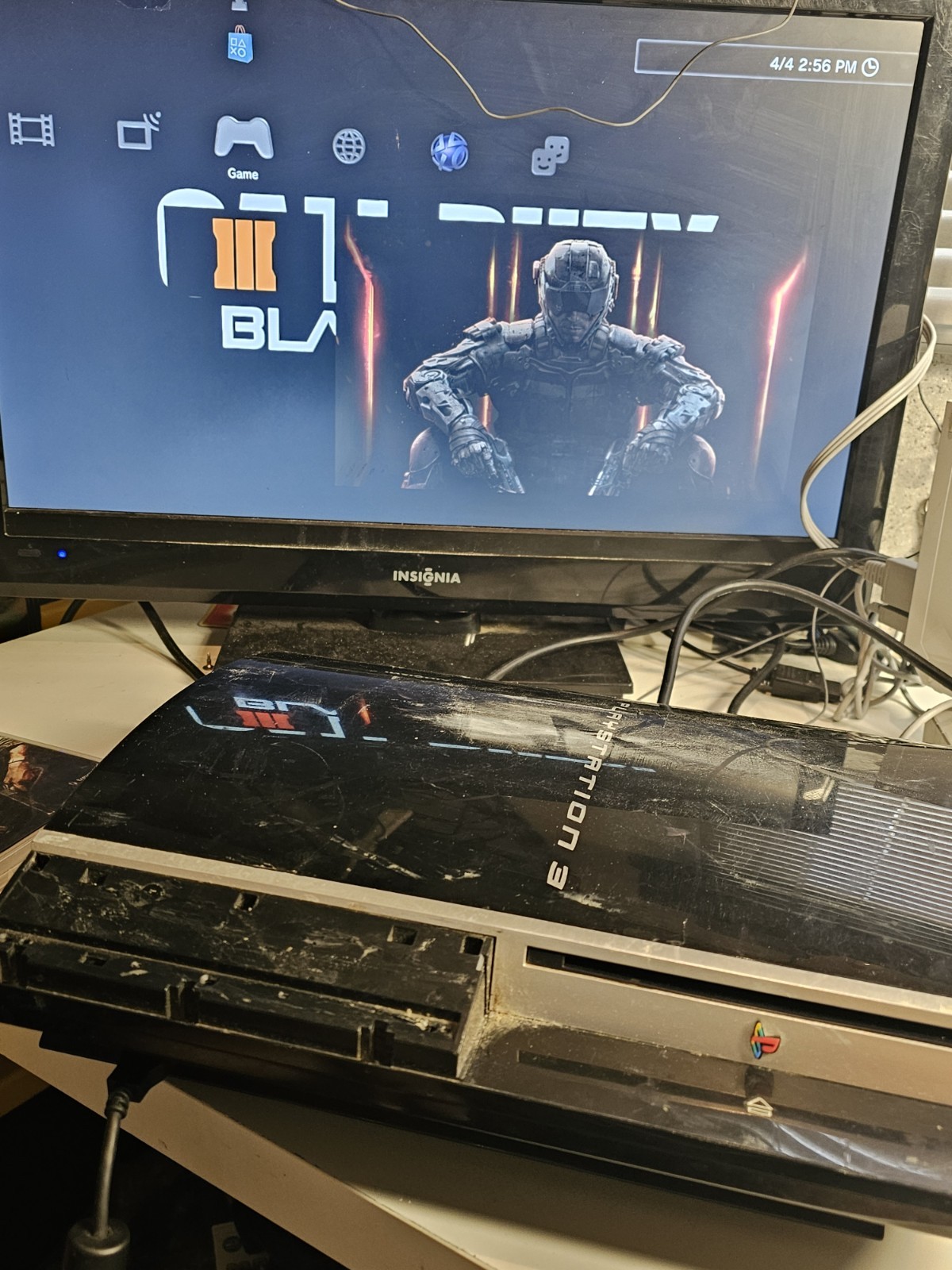 Original Fat PS3 CECHK01 80GB Console ONLY – Tested Working – Damaged Frame/Vent