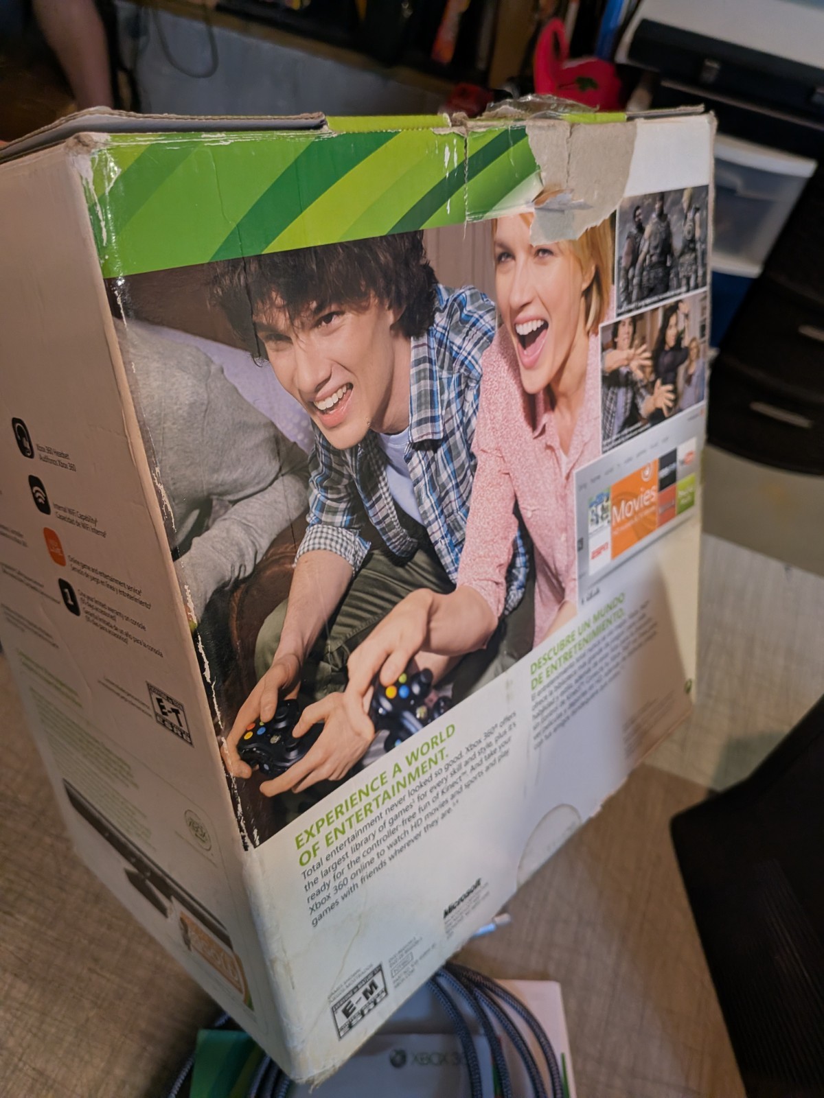 Xbox 360 S 250GB (Slim) Complete in Box Bundle! Controller & Cords w/ WARRANTY!