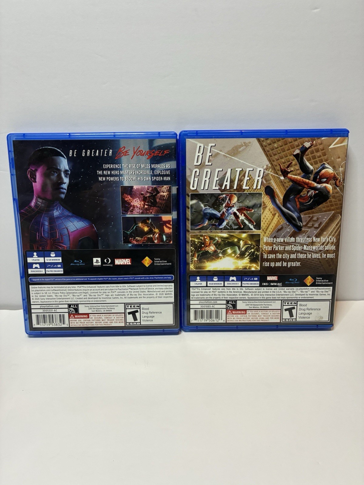 PS4 Slim 1TB Console Bundle Spider-Man Games Controller Tested Working