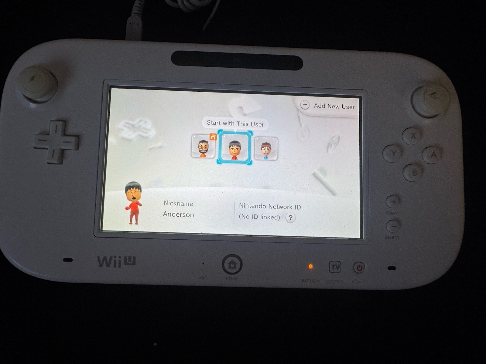 Nintendo Wii U 32GB Black Console WUP-101(02) White GamePad HDMI