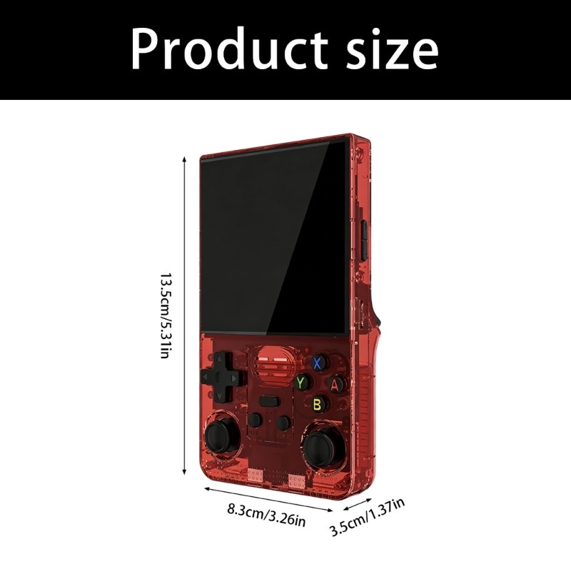 Ergonomic Grip Gaming Handheld Console Comfortable Handling For Cartridges User