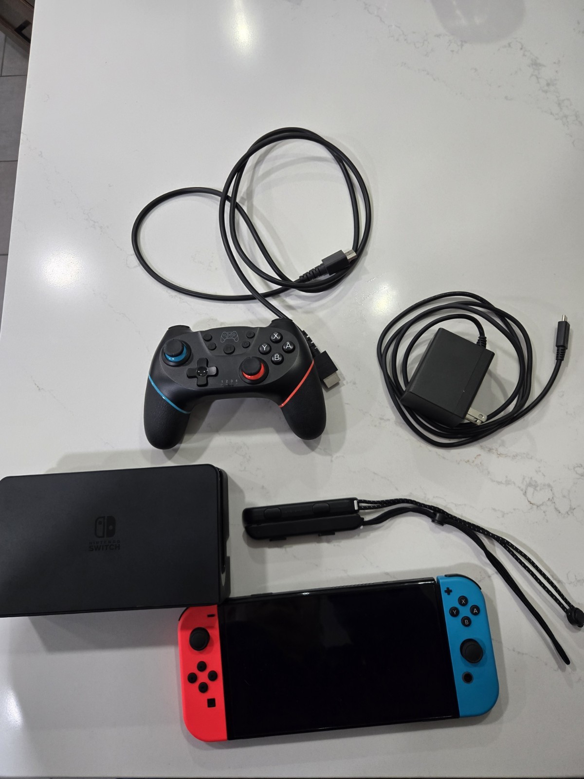 Nintendo Switch oled red and blue