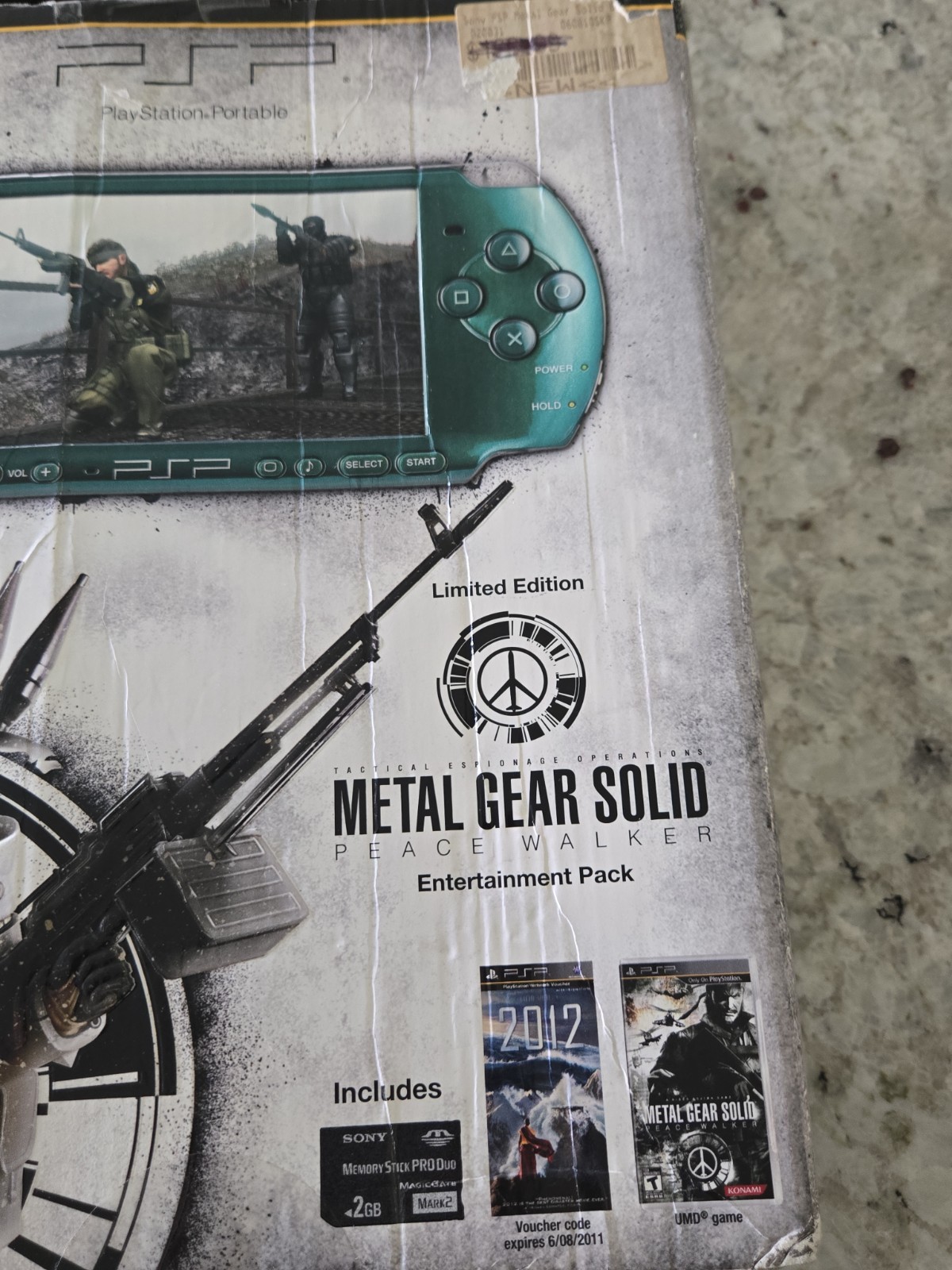 Sony PSP 3001 Metal Gear Solid: Peace Walker Entertainment Pack In Box – Tested