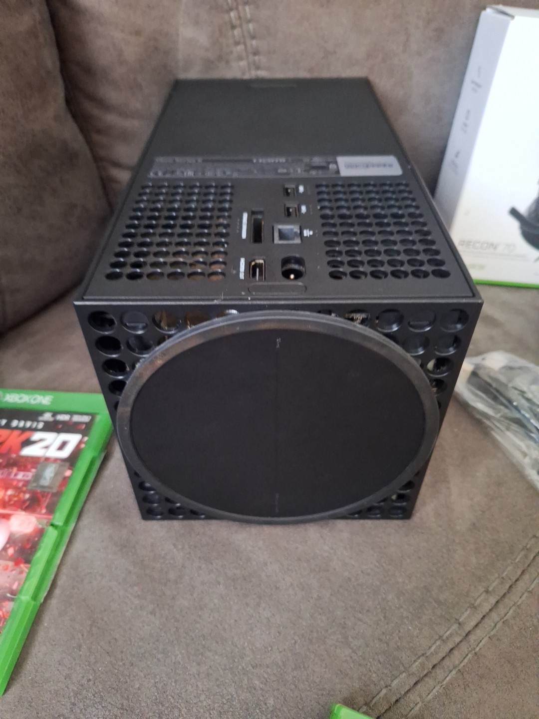 Microsoft Xbox Series X 1TB With Box.Bundled With A Headset And 3 Games .