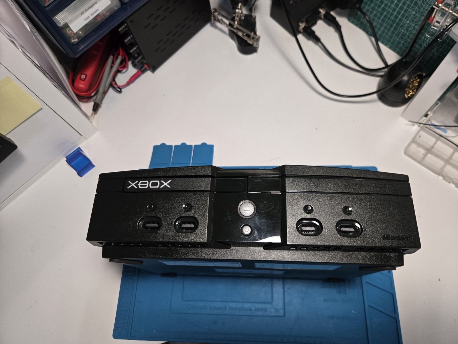 Microsoft Xbox OMG console Completely Cleaned with 1 Game and 1 Controller.