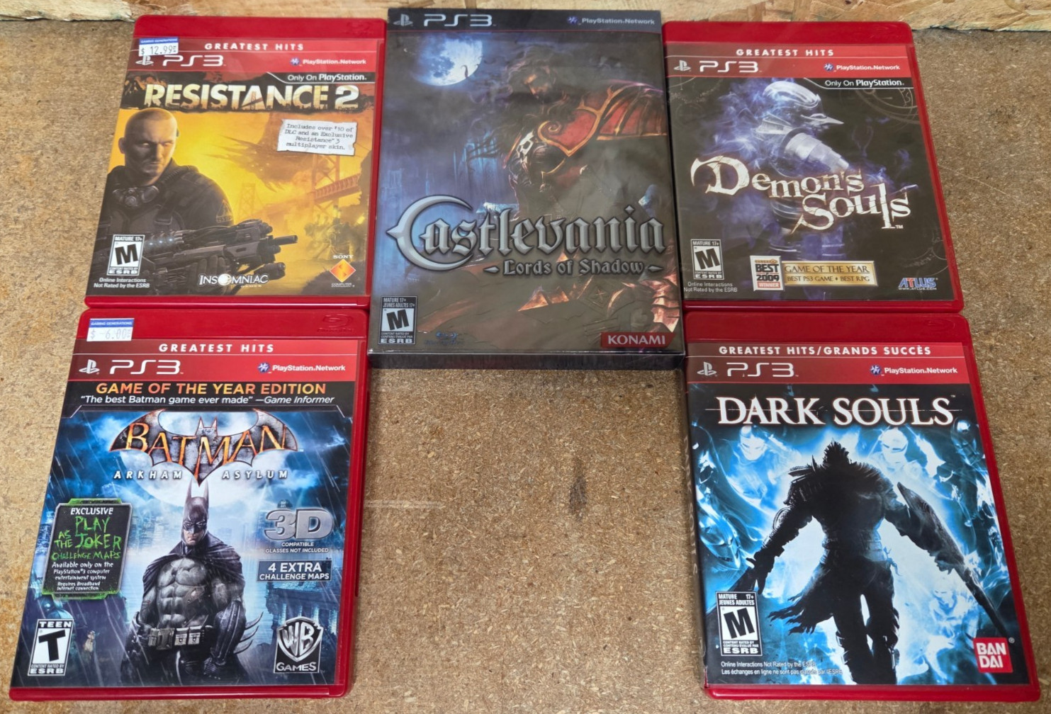 PlayStation 3 (CECHE01) Console & 47 Game Collection & MediaBoard Remote Control