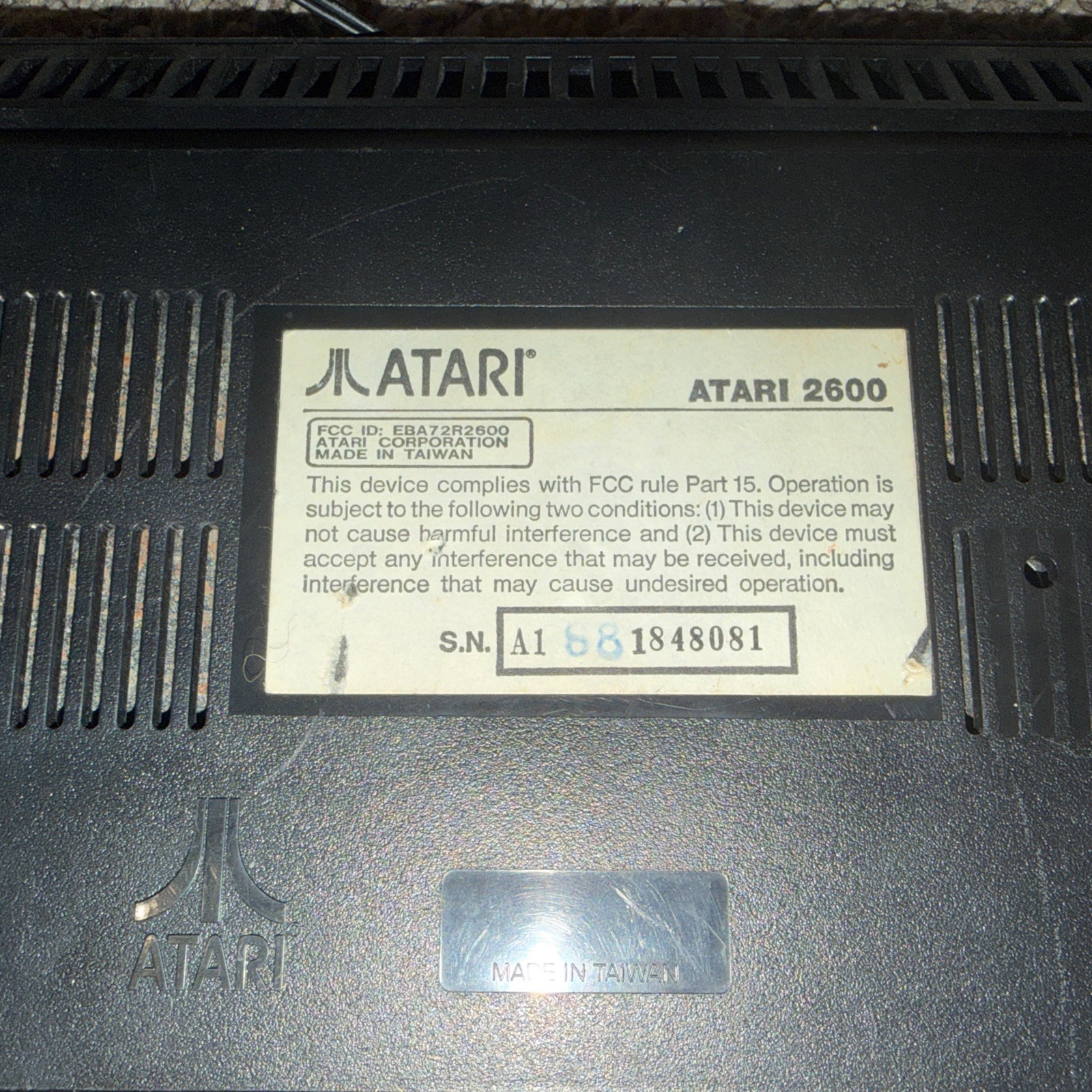 Atari 2600 Junior Jr Console System Bundle 2 Games WITH PADDLES & JOYSTICKS PAC