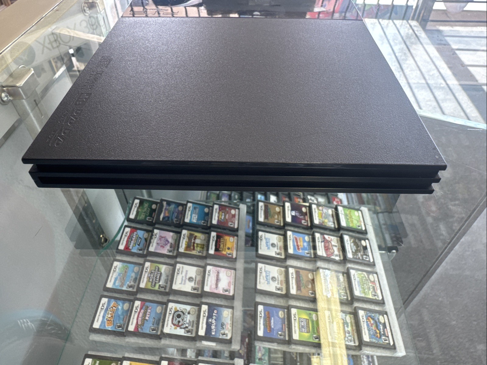 Sony PlayStation 2 Slim Launch Edition Charcoal Black Console ) CIB Tested