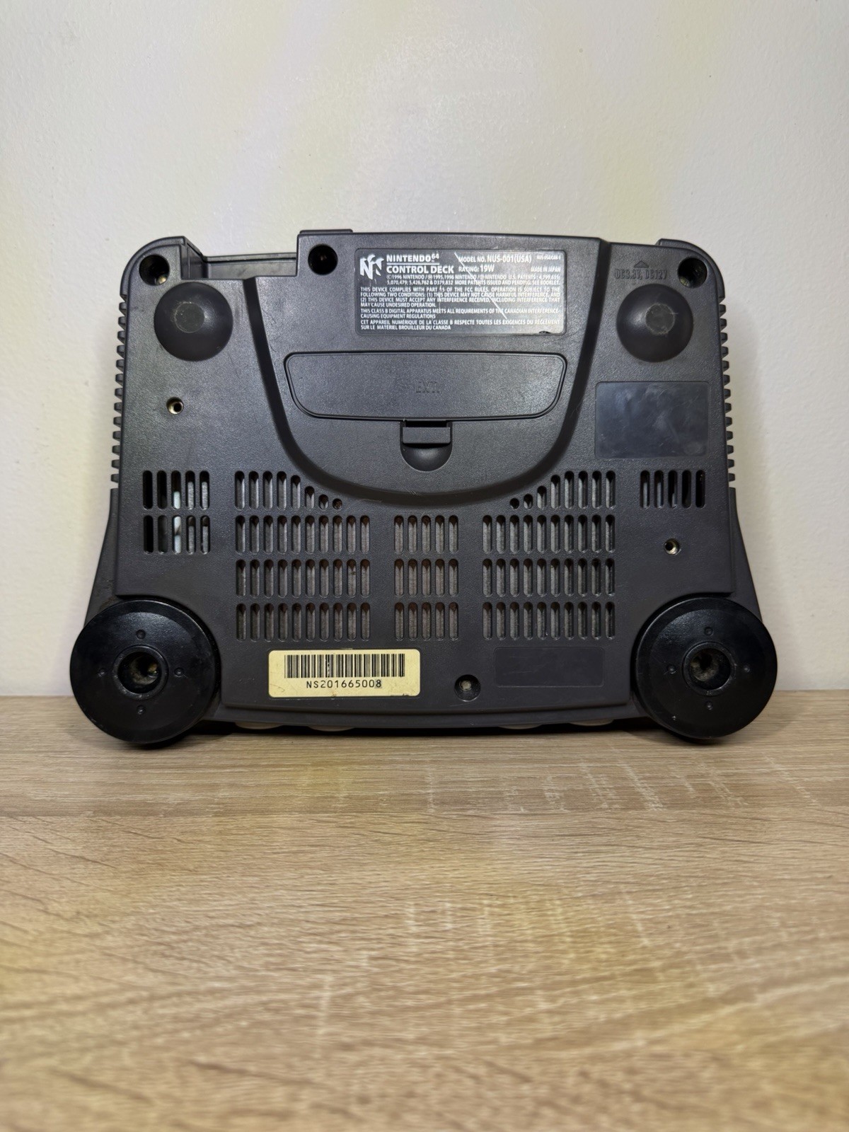 Nintendo 64 N64 Console Only Black Tested And Working SHELL DAMAGE