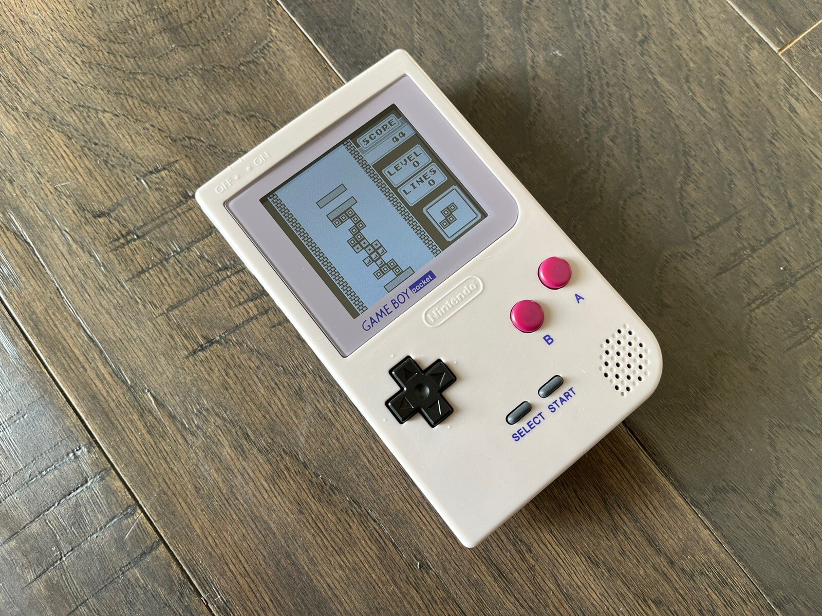 Nintendo Gameboy Pocket GBP Backlight IPS Screen and Glass Lens W/ Bag – Grey