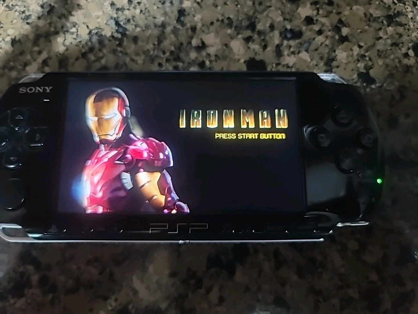 Sony PSP-3001 Handheld Black System(Read Description) Ironman Videogame Included