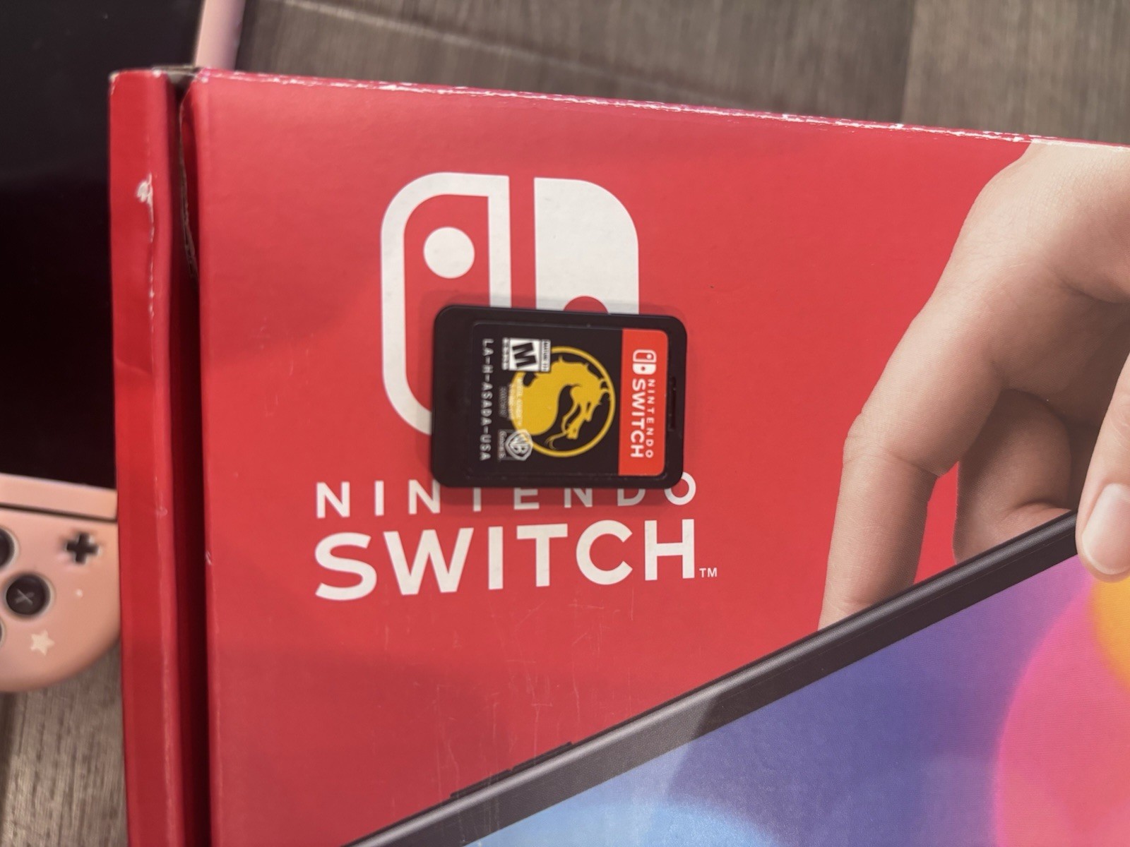 Nintendo Switch OLED Bundle Console with Joy Cons, Dock, 4 Games & 128GB SD Card