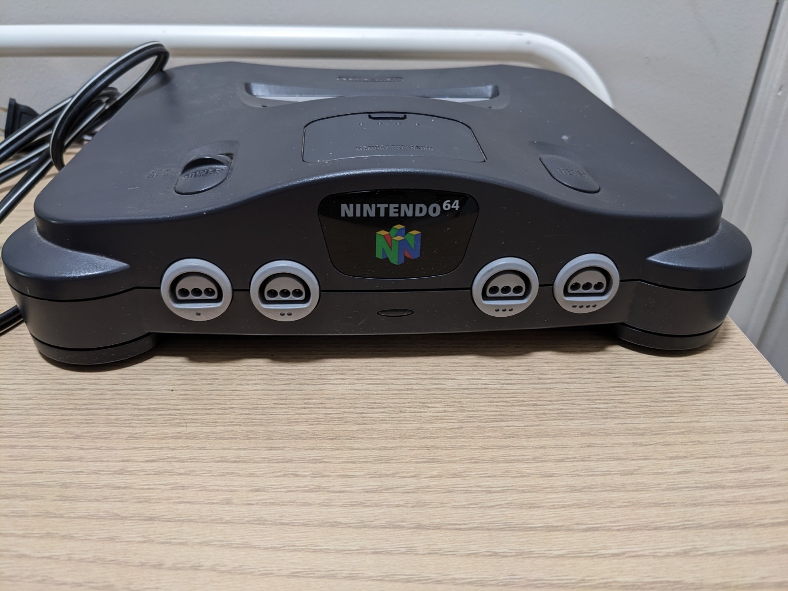 Nintendo 64 N64 Console with Controller Cords w/ Jumper Pack OEM Tested Working