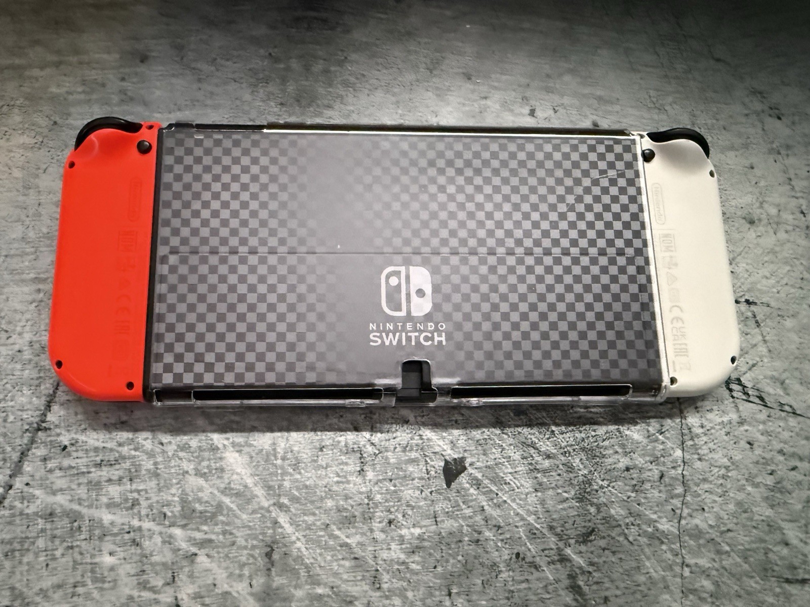 Nintendo Switch OLED Model HEG-001 Handheld Console – 256GB – White/RED