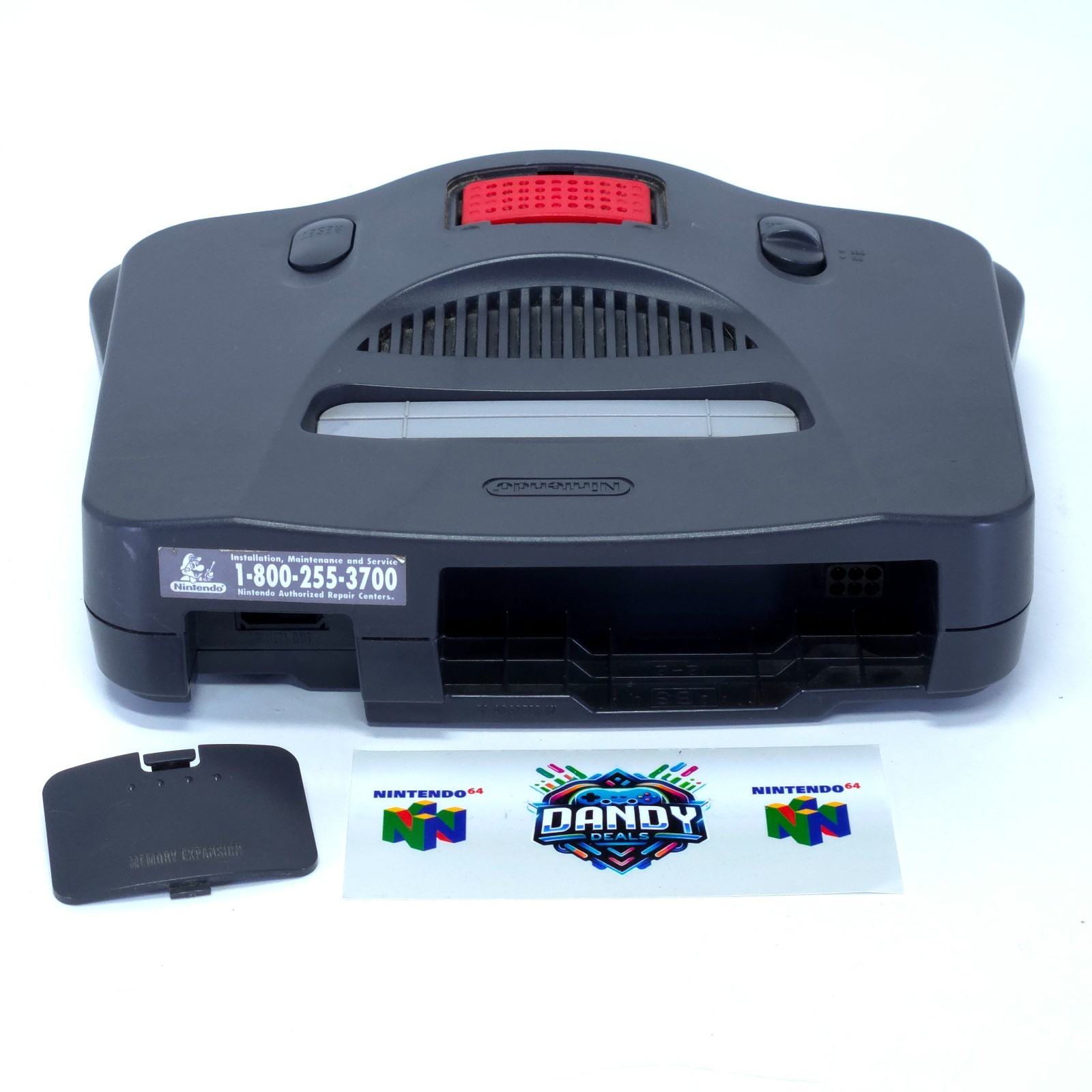 Nintendo 64 N64 Console System W/ Expansion Pak + 2 Controllers + All Cables