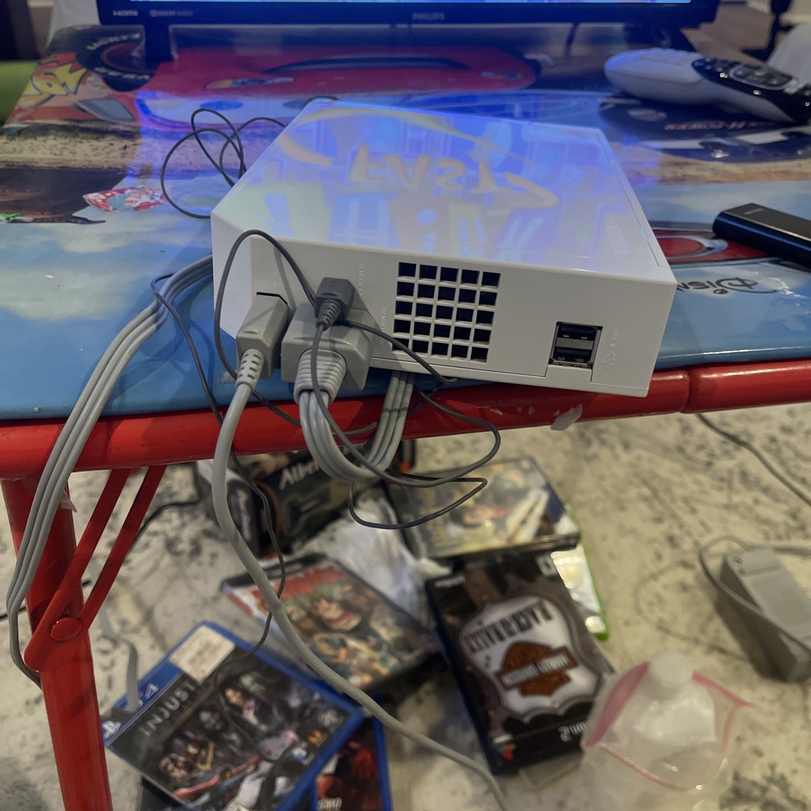 Nintendo RVL-001 Wii Console – White Console & Cords GameCube Compatible Tested