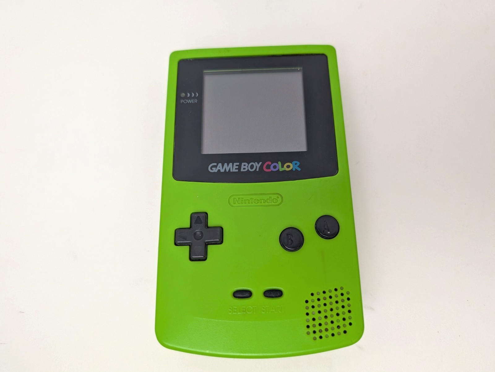 Nintendo Game Boy Color Kiwi Lime Green CGB-001 Handheld System Tested