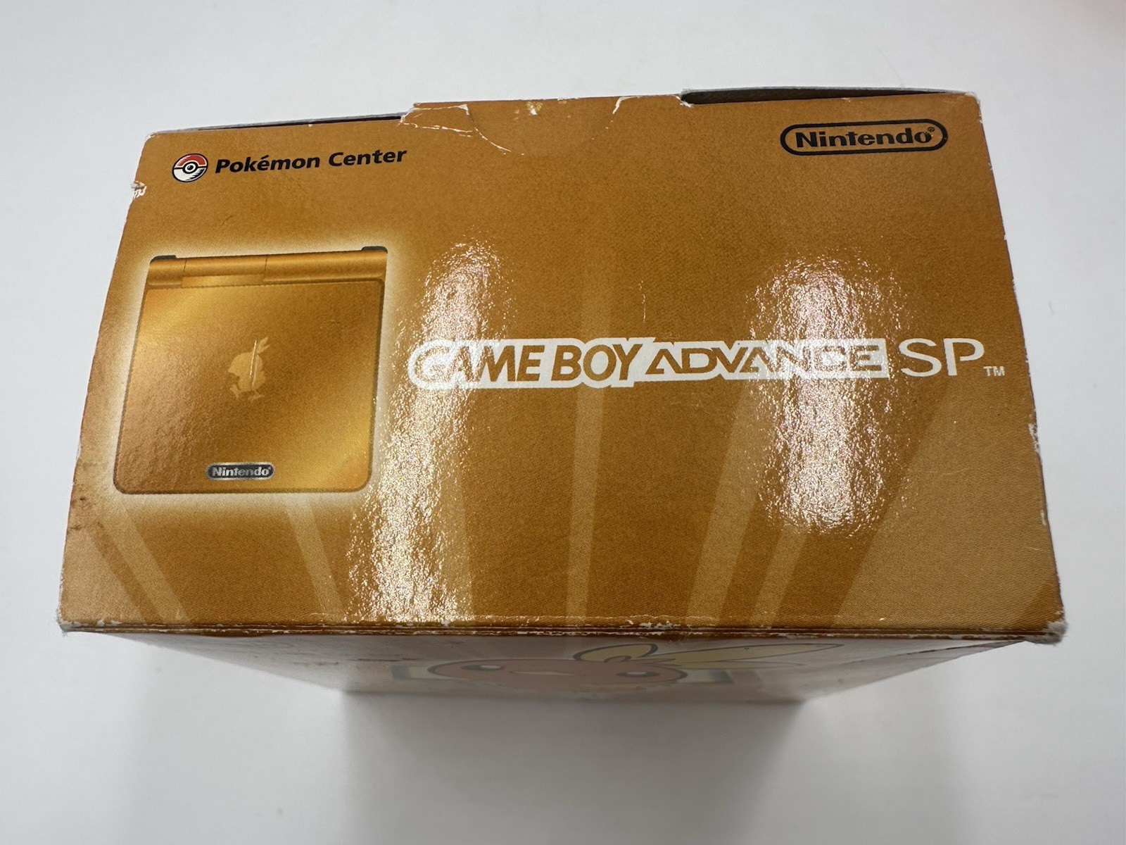 【Torn Box】Nintendo Gameboy Advance SP Achamo Torchic Orange Pokemon Center Japan