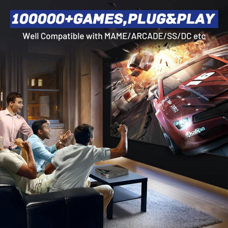 Super Console X2 Pro Game Box Retro Video Game Console TV Box 100000 Video Games