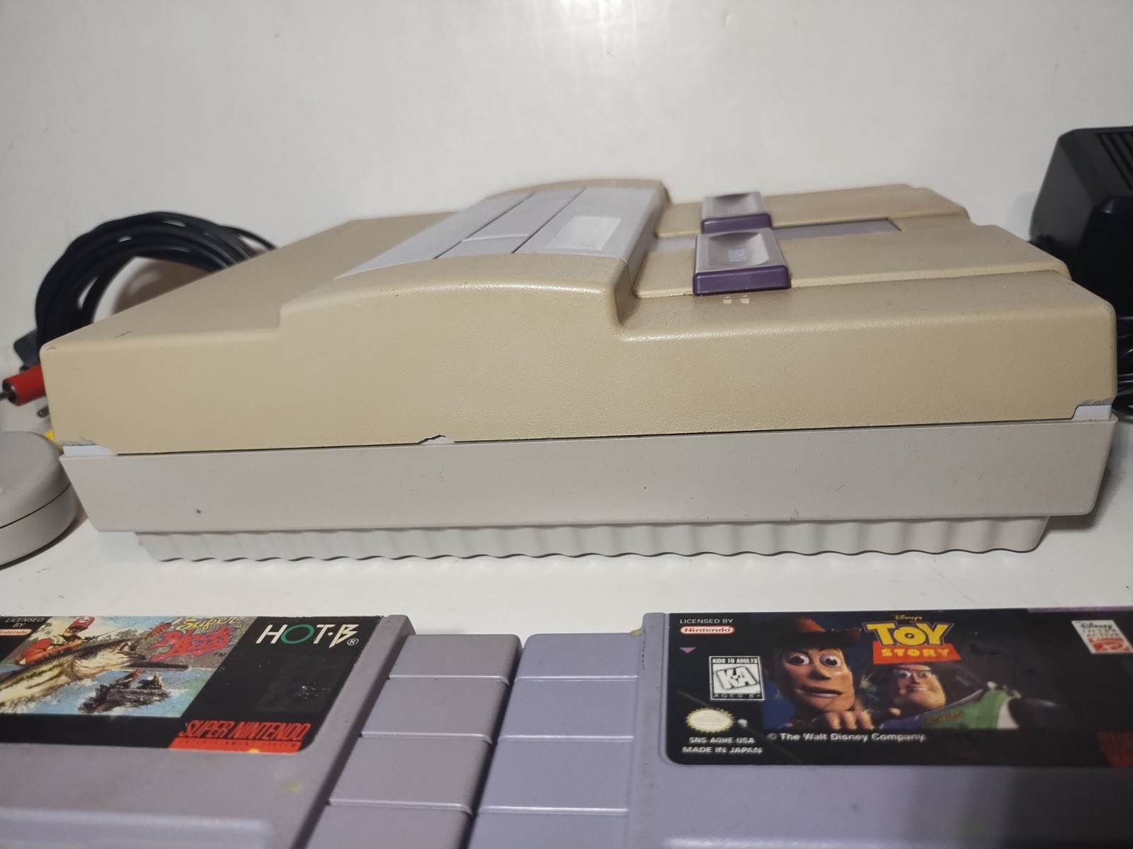 Super Nintendo Control Deck Console System w Games Tested
