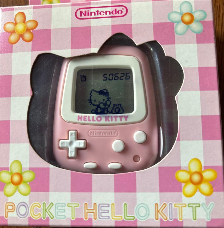 Nintendo Pocket HELLO KITTY Sanrio Game Console Pedometer MPG-001(KT) Super Rare