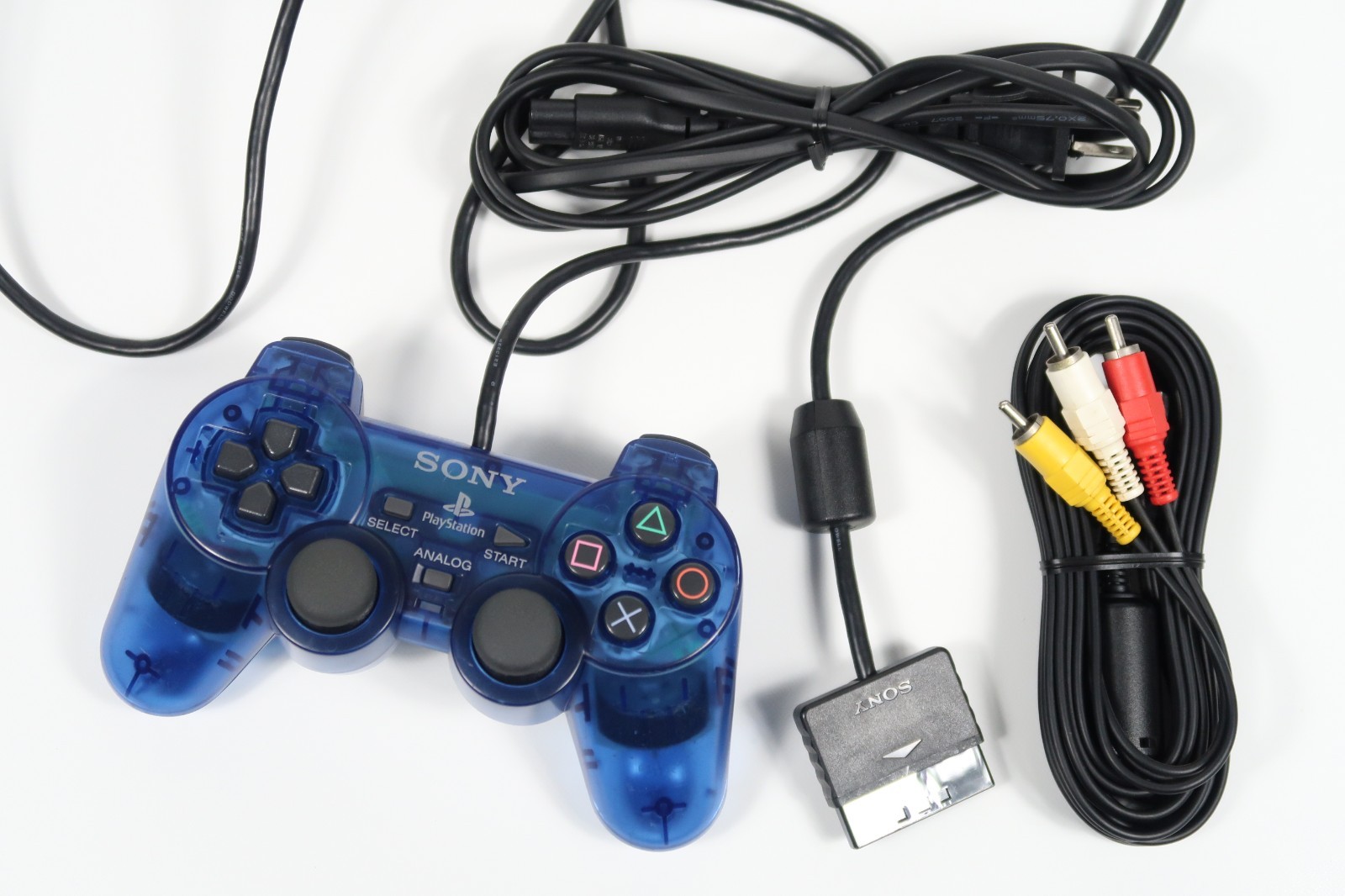 SONY Playstation 2 PS2 Console SCPH-39000 AQ AQUA Box Tested F/S Very Good