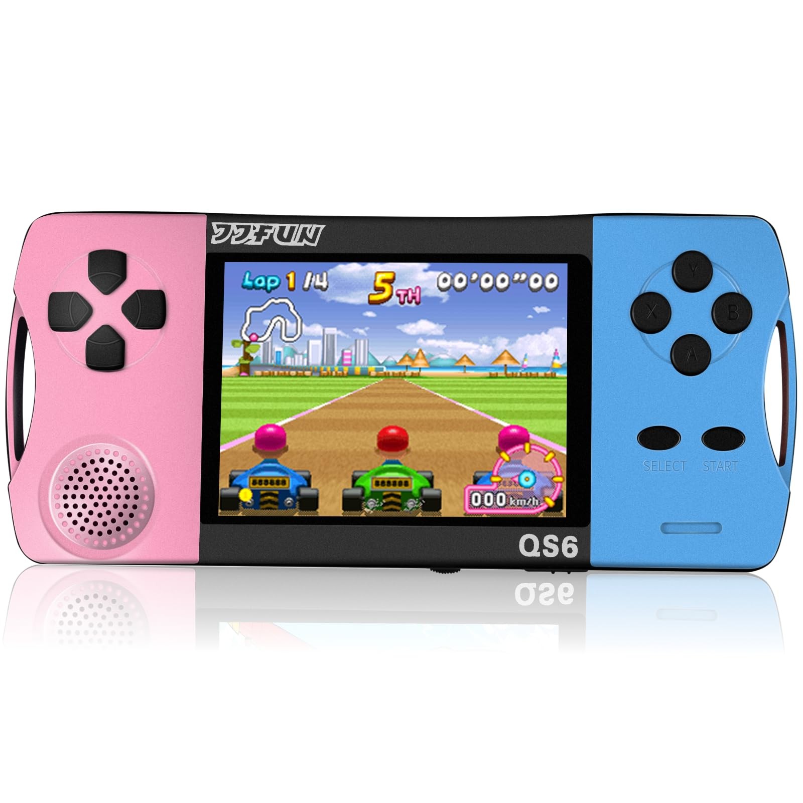 Handheld Game Console for Girls, 216 Retro Games Built-in, 3.5» HD IPS Scree…
