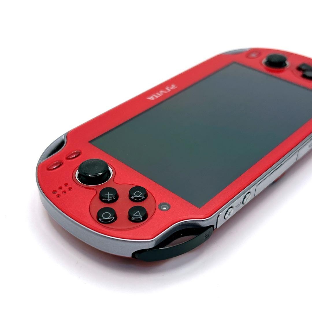 SONY PSVita PCH 1000 Console Cosmic Red with Charger
