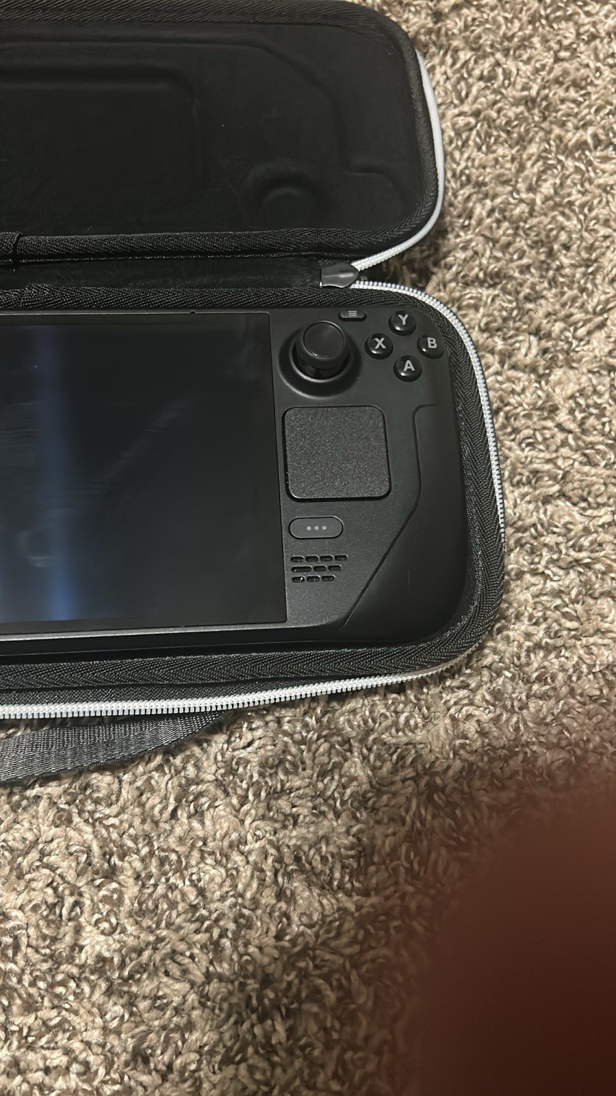 Valve Steam Deck 512GB Black Handheld System Wi-Fi USB-C w/ Case & Charger