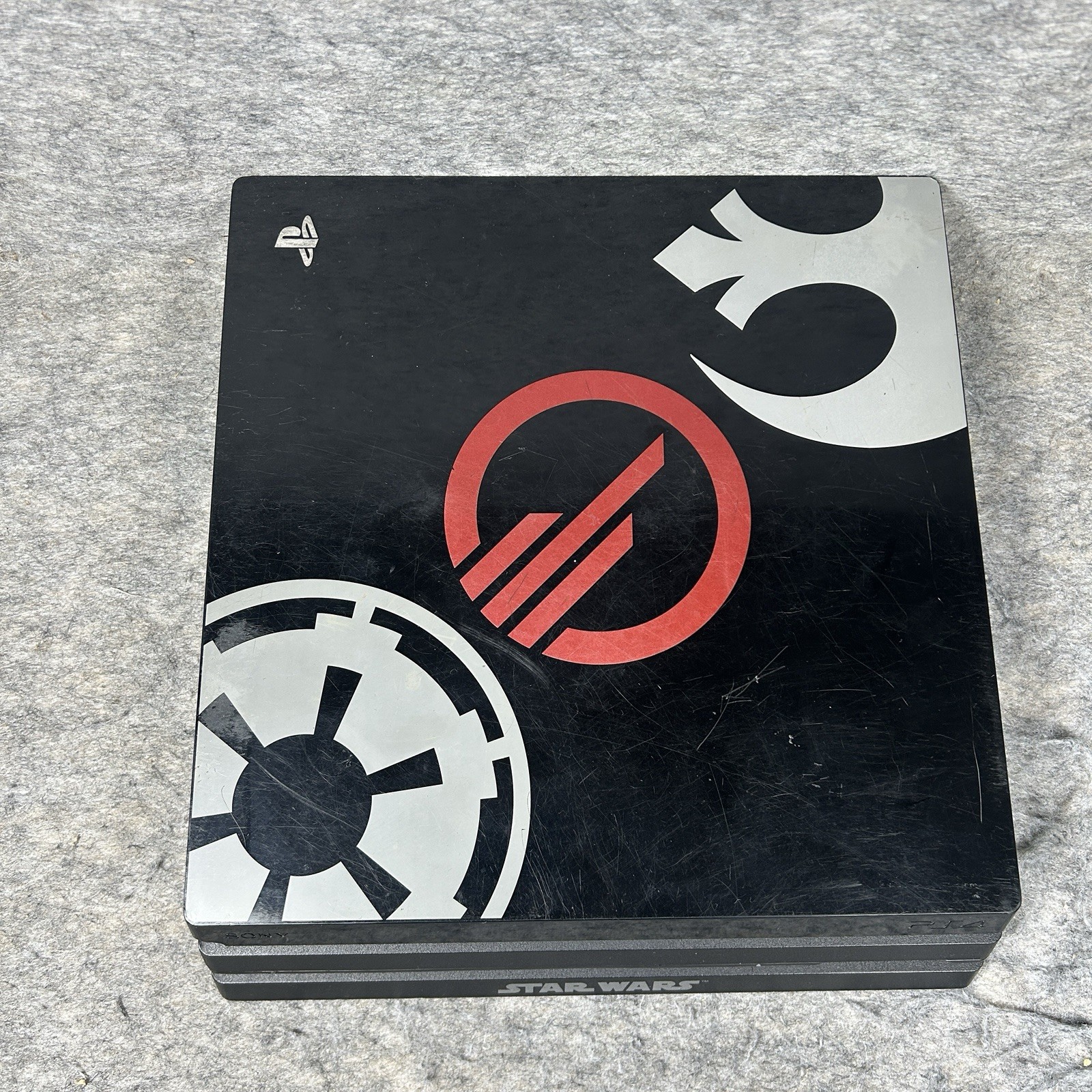 Sony PlayStation 4 Pro 1TB Star Wars Console Only CUH-7115B W/ Cords LOUD FAN