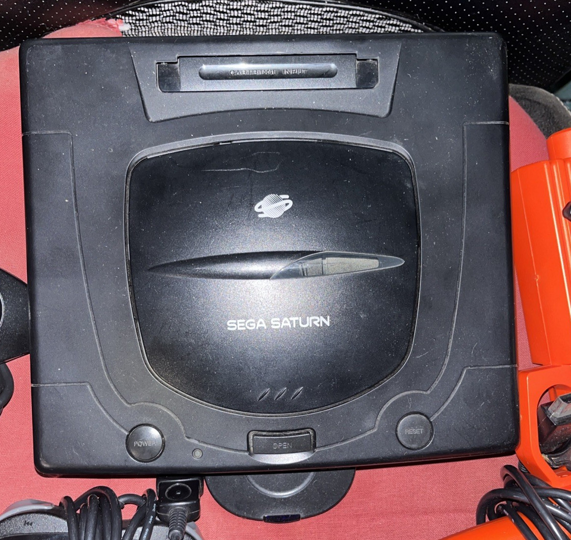 Sega Saturn MK-80000A, Controller, Not For Resale Games & Arcade Gun – TESTED