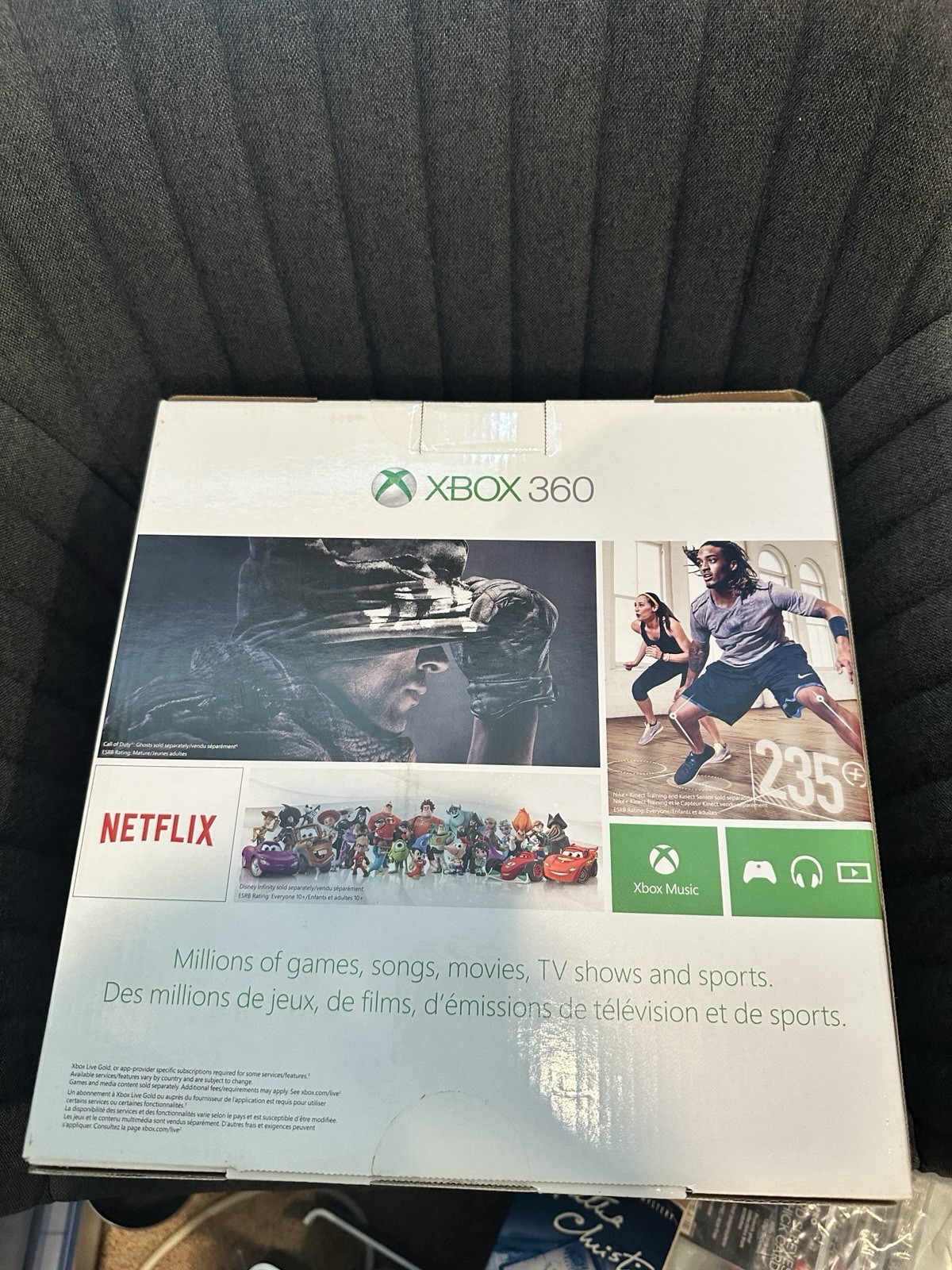 Microsoft Xbox 360 Black Console 4GB BRAND NEW FACTORY SEALED with Peggle 2