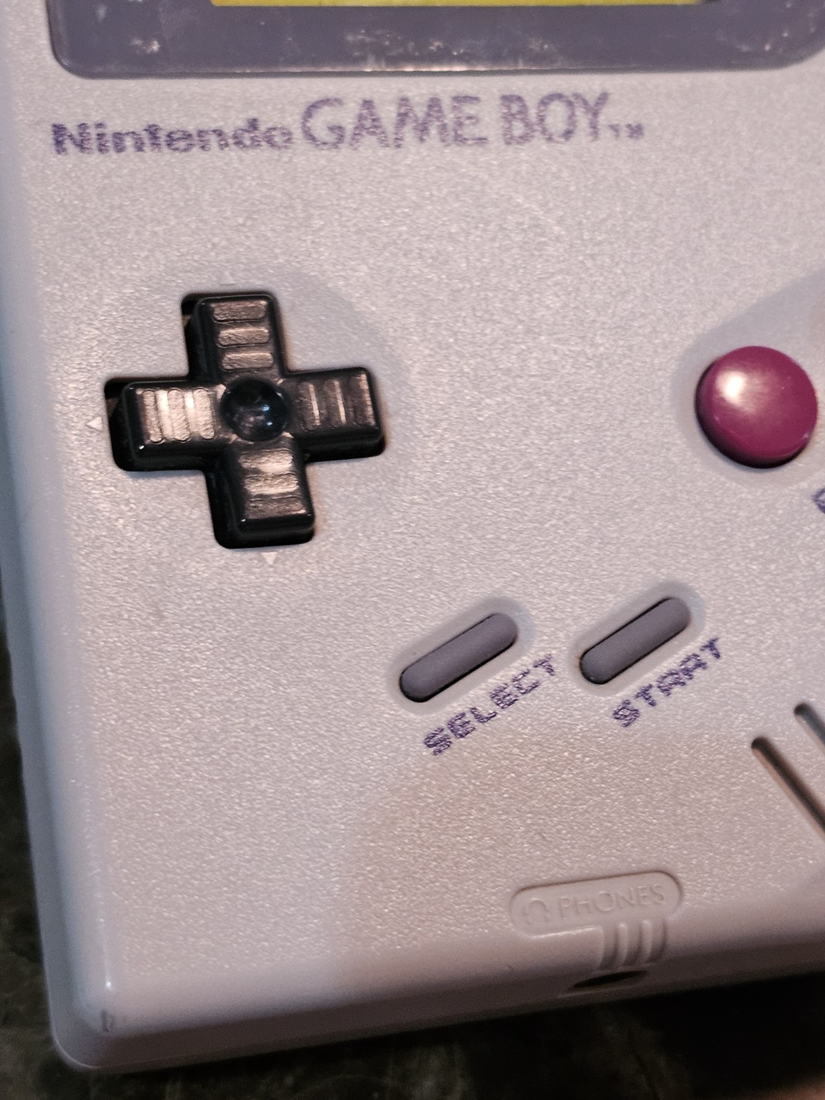 Nintendo GameBoy DMG-01 Console Grey OEM Play It Loud Case 6 Games **See Video**