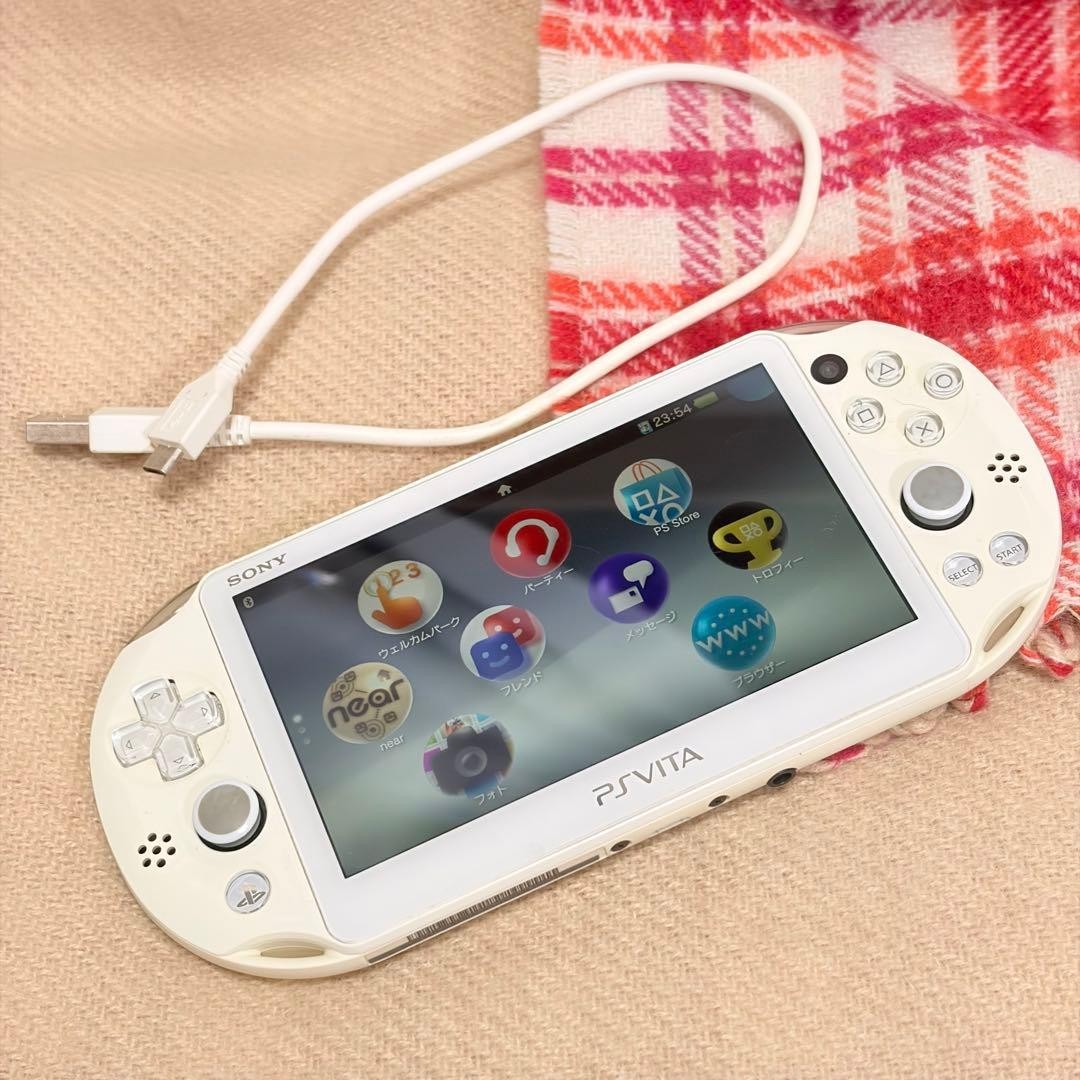 Excellent SONY PS Vita PCH-2000 Console White Tested